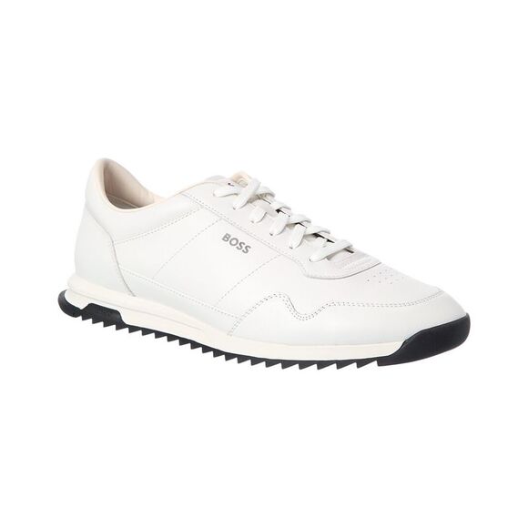 Hugo Boss Zayn Leather Sneaker, White - Picture 1 of 5